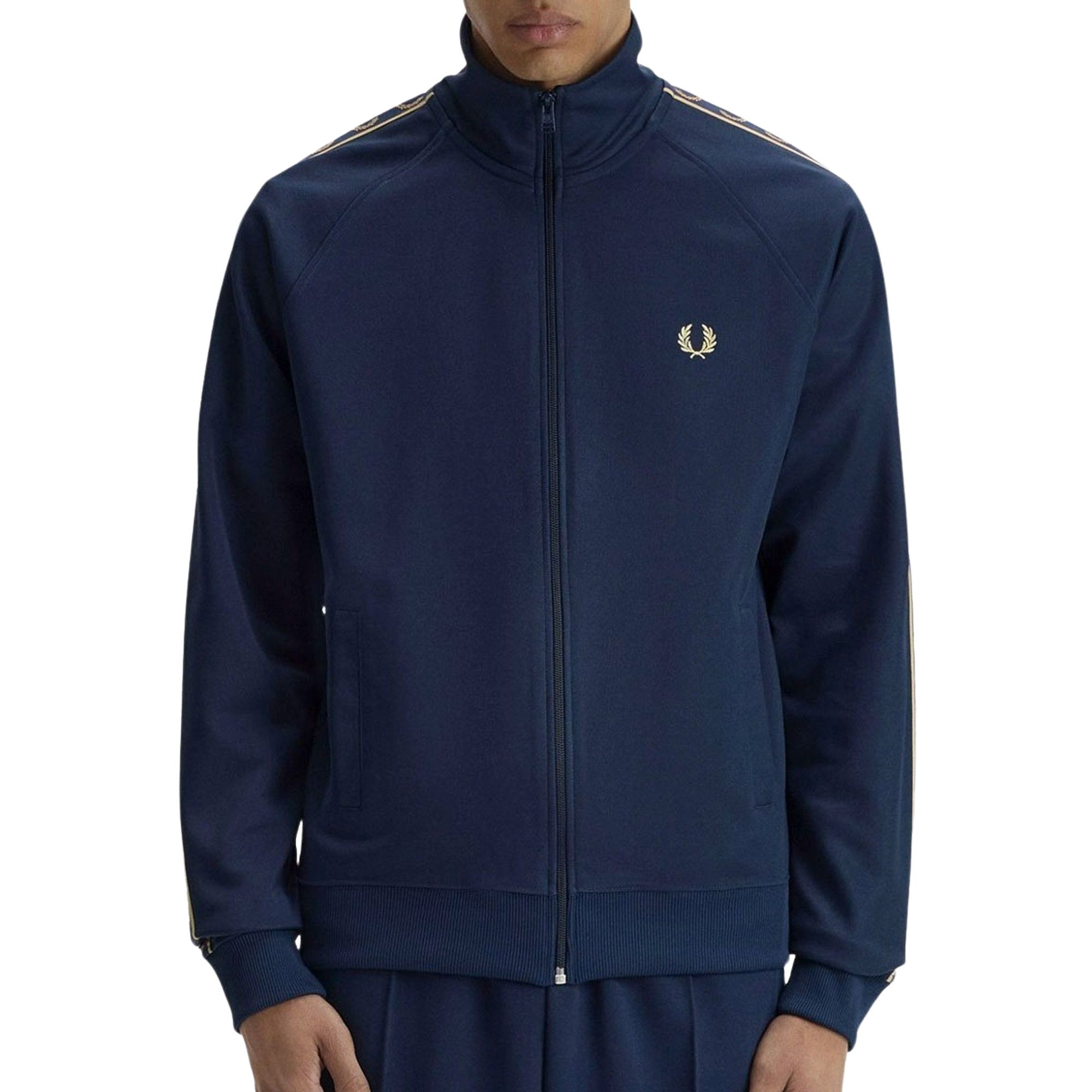 Fred Perry Contrast Tape Trackjacket Men | Plutosport